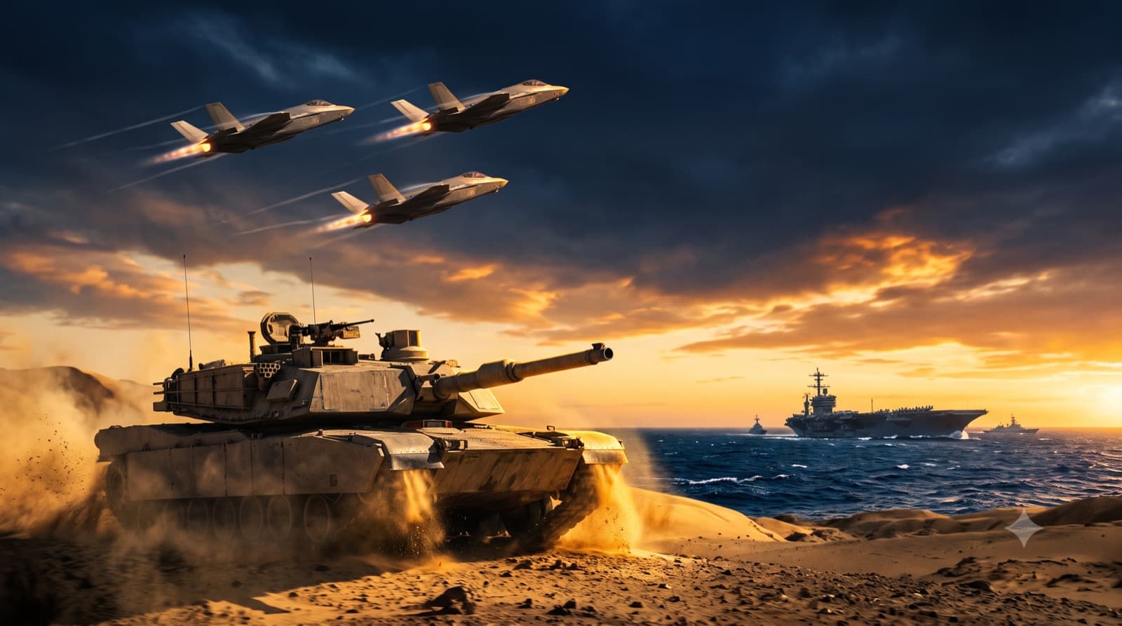 A tank, fighter jets and a warship — the three services an SSB recommendation opens the door to